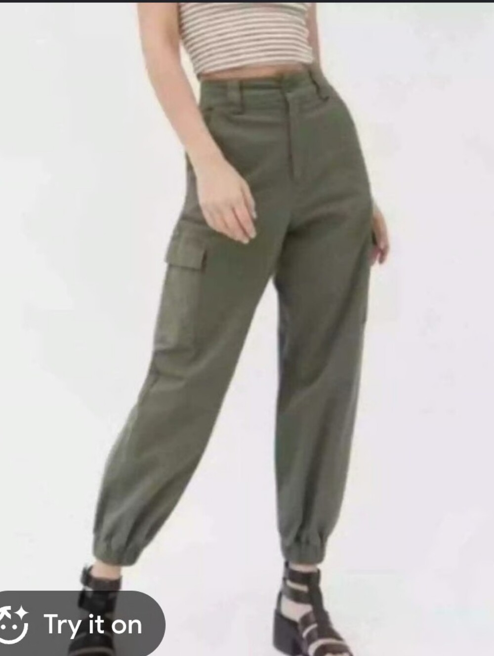 BDG Military Green Cargo Skate Pants XS